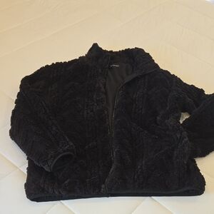 Cozy Black Teddy Jacket